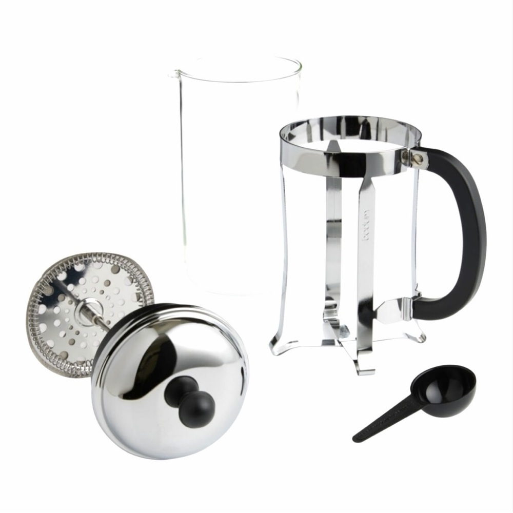 NEW Bodum Original French Press – 34 oz Stainless Steel & Glass Coffee Maker - Picture 2 of 6